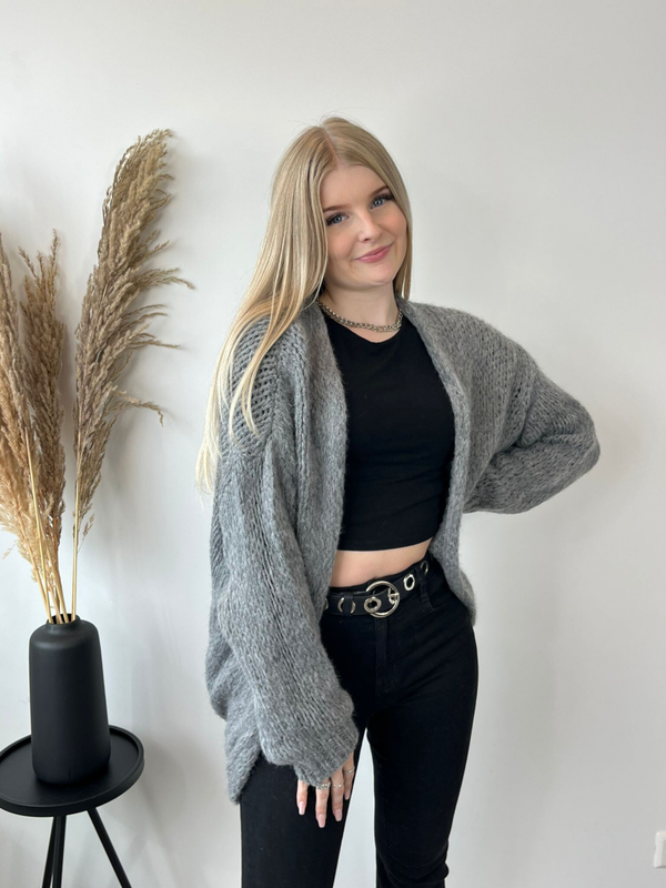 Get Cosy Cardigan - Grey