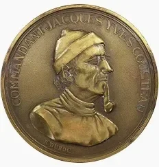 Medaille commandant Cousteau - La Calypso