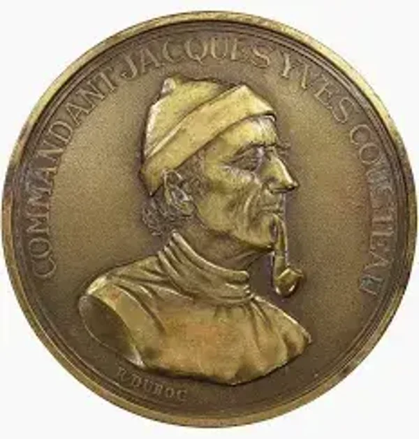 Medaille commandant Cousteau - La Calypso