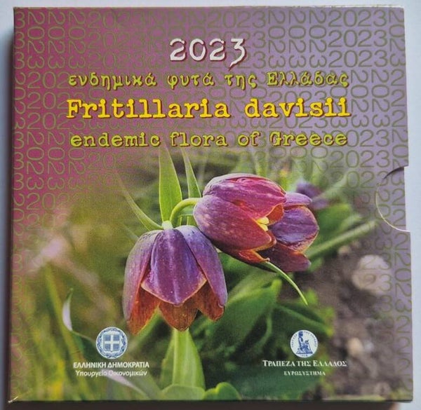 Coffret 5 Euro Argent Fritillaria davisii 2023