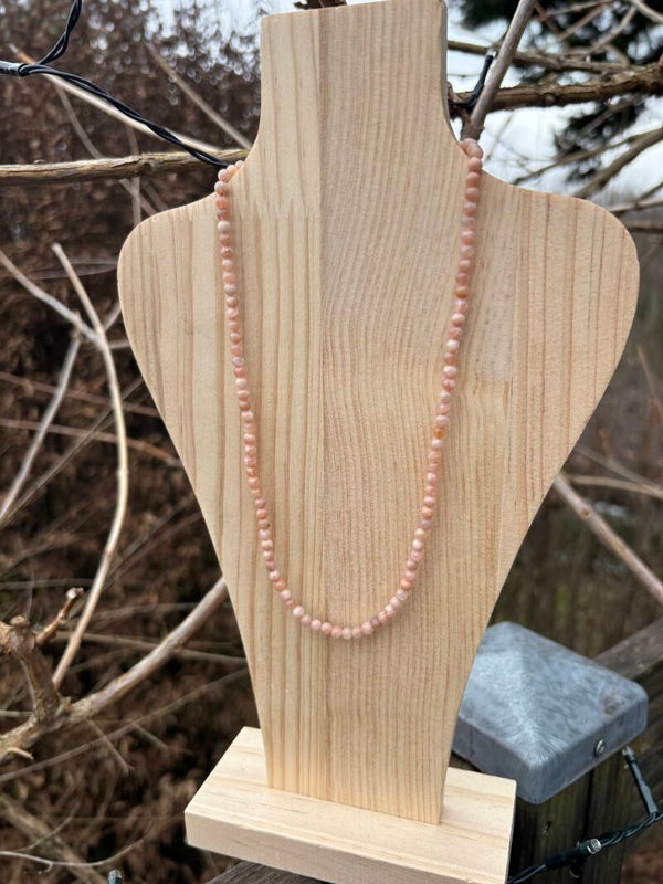 PIERRE DE LUNE ROSE de 4mm