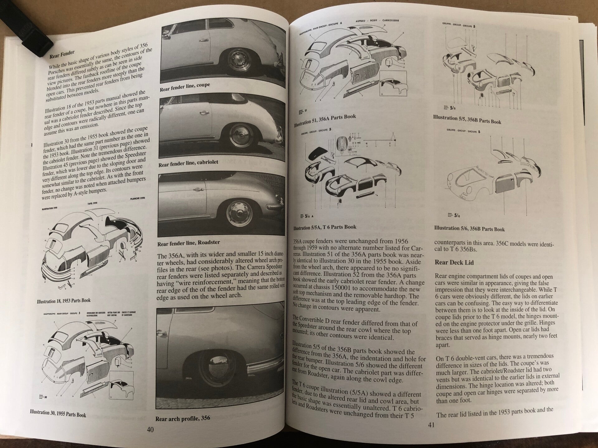 Porsche 356 C D's Manual 1964年取扱説明書 Porsche 356 - Restorer's Guide to Authenticity - Restauratie Gids