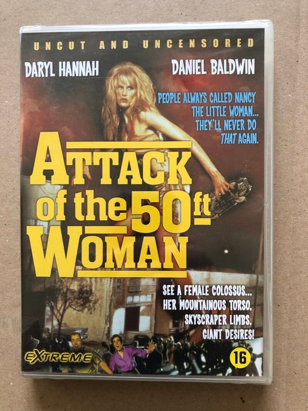 Cultfilm - Attack Of The 50ft Woman - 1993 - NIEUW