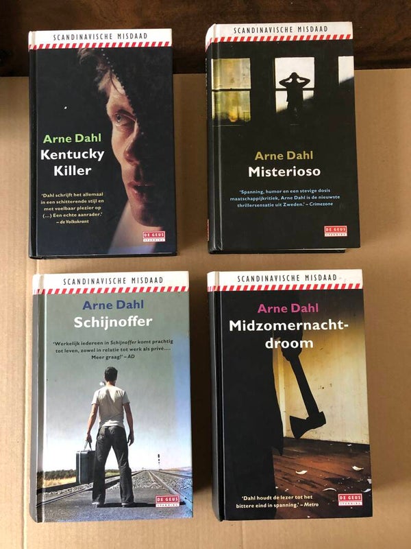 Arne Dahl - 4 Hardcover  Thrillers uit de A-Team-serie - NIEUW