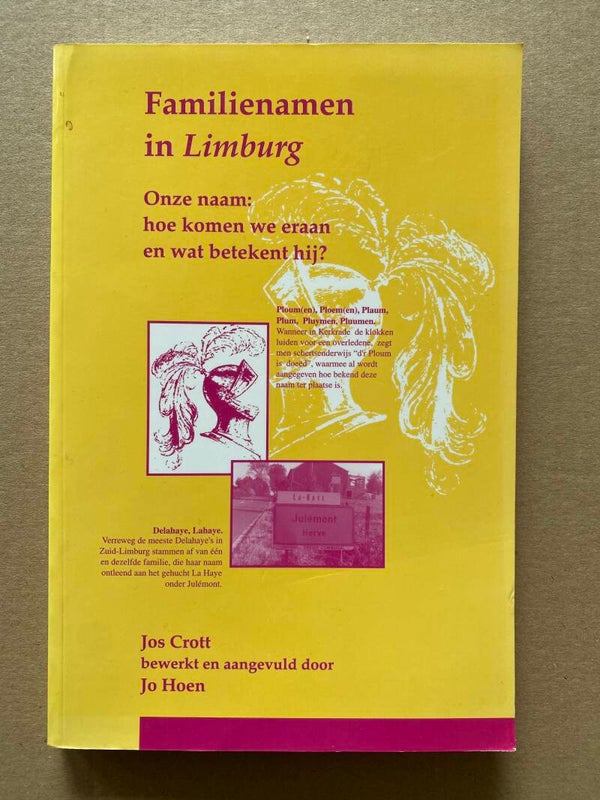 Oorsprong van Familienamen in Limburg - in nieuwstaat