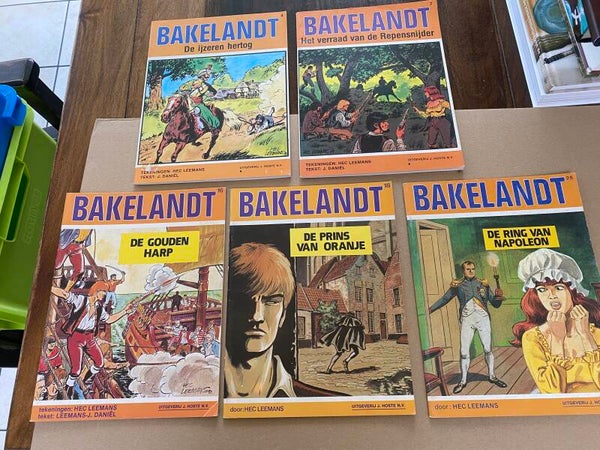 Hec Leemans - Bakelandt - 5 albums in goede staat
