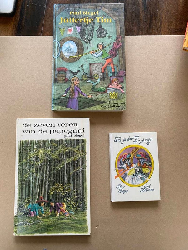 3 Hardcovers Paul Biegel - vrij zeldzaam - in nieuwstaat