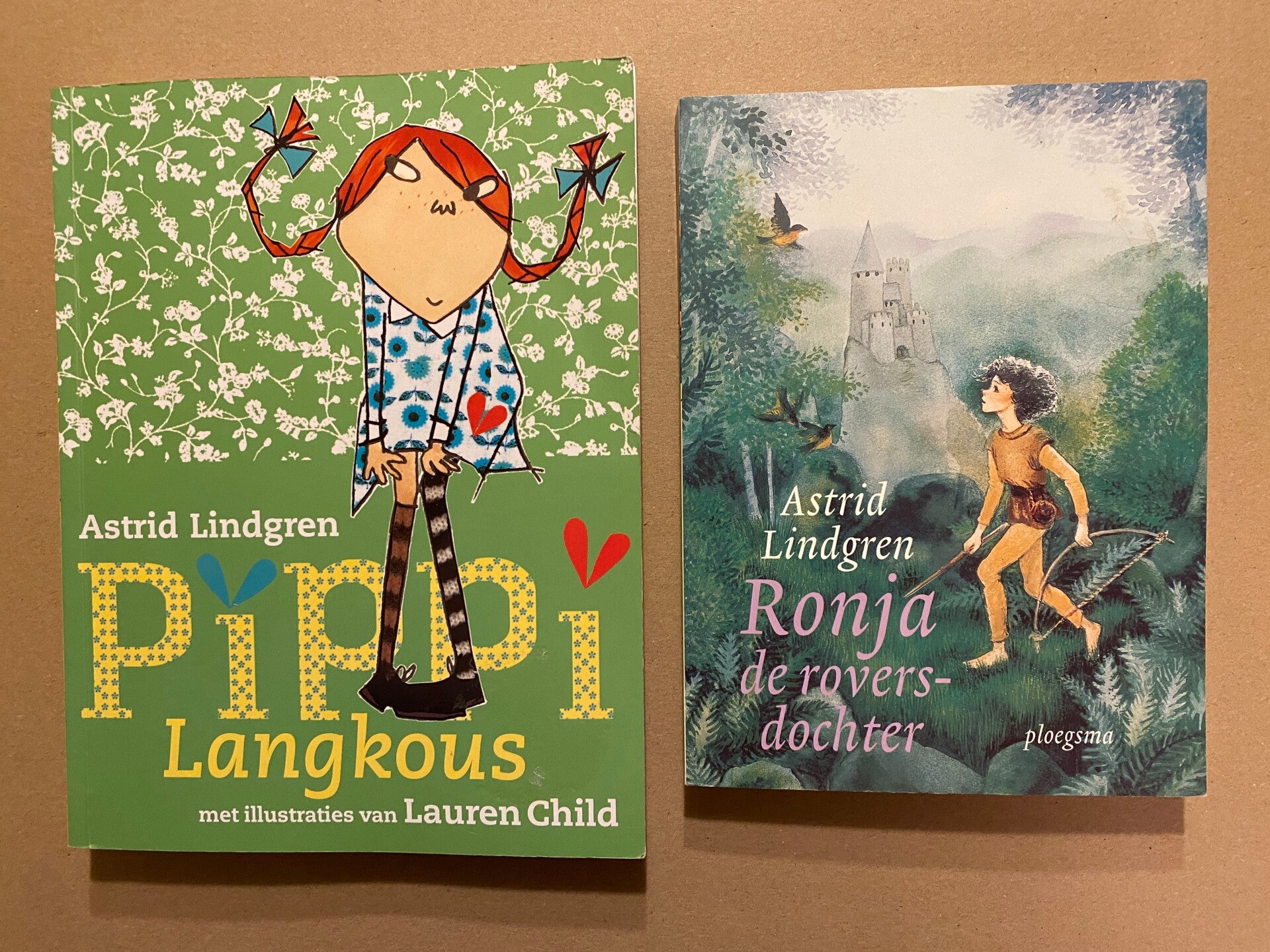 Astrid Lindgren - Pippi Langkous (nieuwe tekeningen) + Ronja