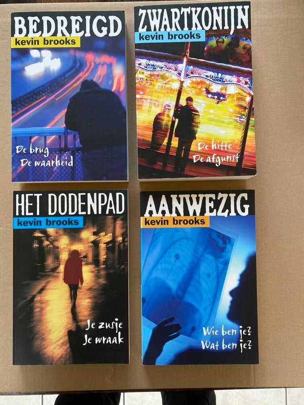 Young Adult - Kevin Brooks - 4x Thrillers - NIEUW