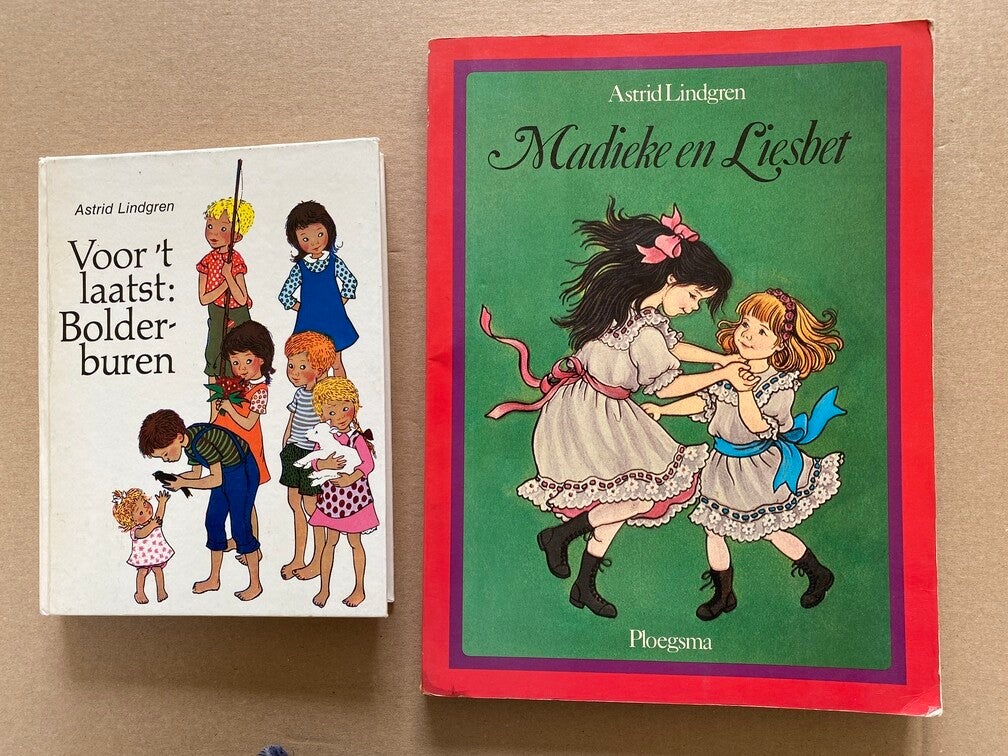 2x Astrid Lindgren - Madieke en Liesbet / Voor 't laatst Bolderburen