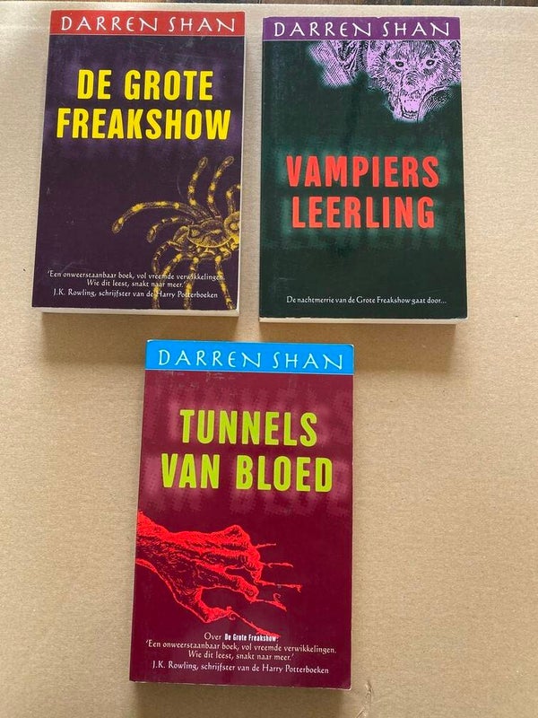 De Wereld van Darren Shan -Horror-Fantasy - Delen 1 t/m 3