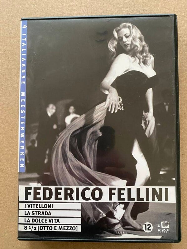 Federico Fellini - Box - 4 Klassieke Films - in nieuwstaat - 506 min.