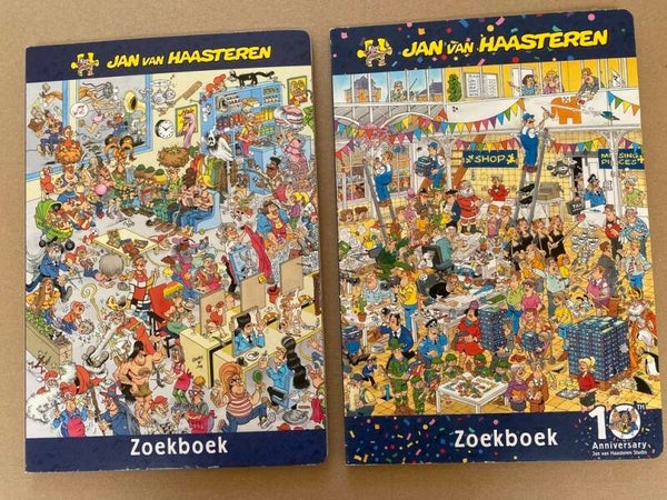 2 Zoekboeken Jan van Haasteren - vrij zeldzaam