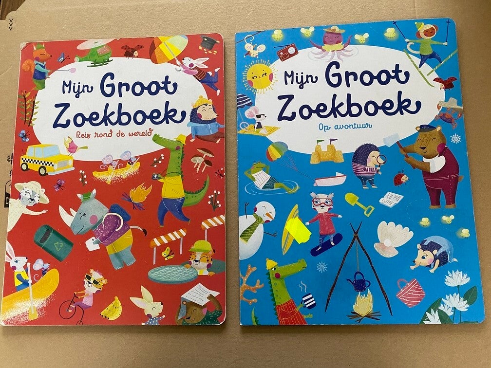 2x Mijn groot Zoekboek - Reizen - Op Avontuur