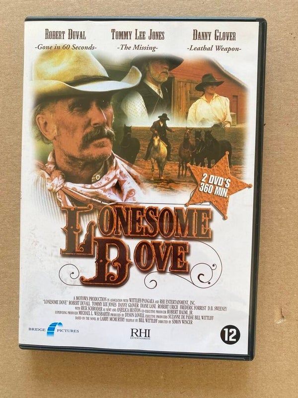 Cult-serie - Western - Lonesome Dove - 1989- 360 min.