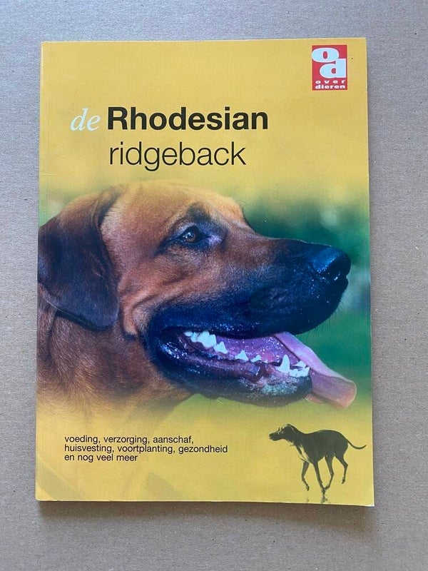 Handboek - Over Dieren - De Rhodesian Ridgeback