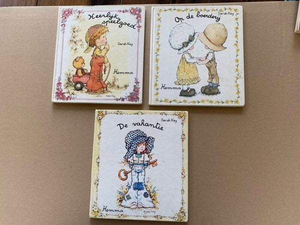 3 Vintage Prentenboekjes - Sara Kay - 1973 - Hemma