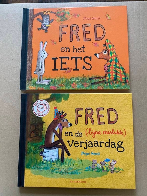 Fred het ( heel erg eigenwijze ) Hert - 2 Delen - NIEUW