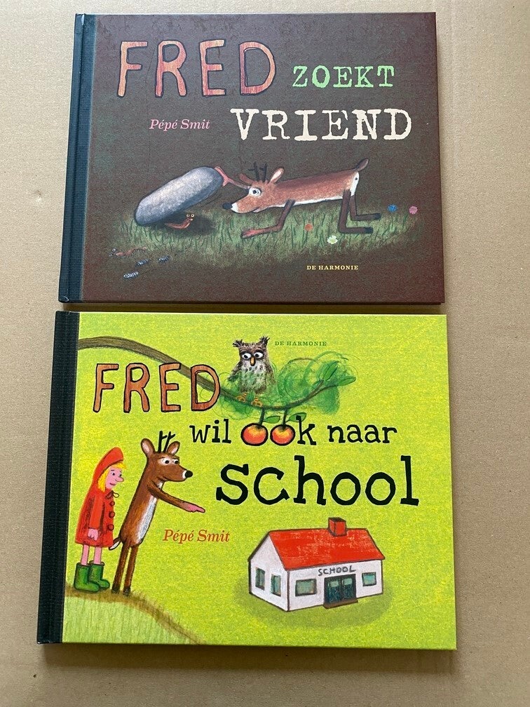 Fred het ( heel erg eigenwijze ) Hert - 2 Delen - NIEUW