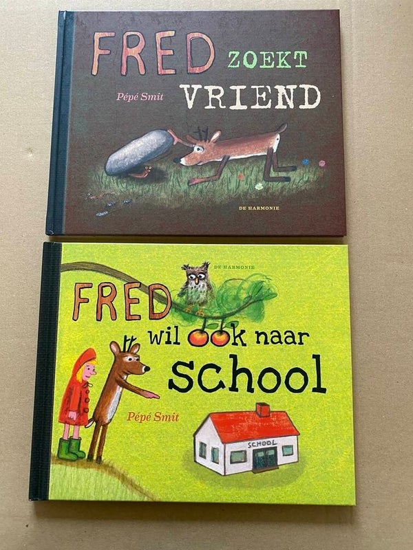 Fred het ( heel erg eigenwijze ) Hert - 2 Delen - NIEUW
