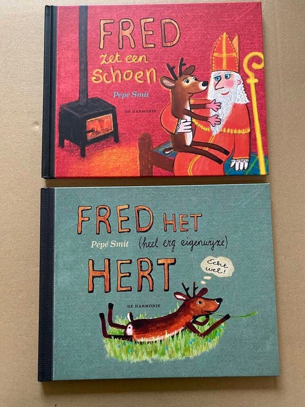 Fred het ( heel erg eigenwijze ) Hert - 2 Delen - NIEUW
