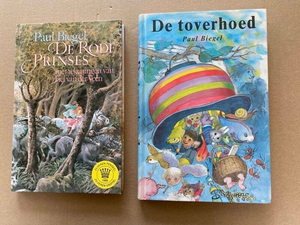 Paul Biegel - De Rode Prinses / De Toverhoed - in nieuwstaat