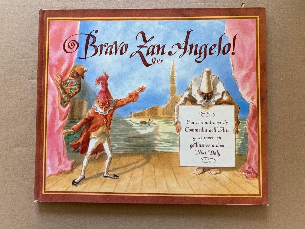 Kinder-Kunstboek over de Comedia dell' Arte - in nieuwstaat