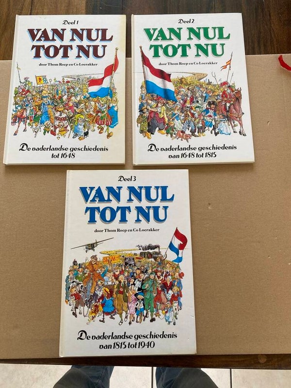 De Vaderlandse Geschiedenis in Stripvorm - 3 Hardcover delen