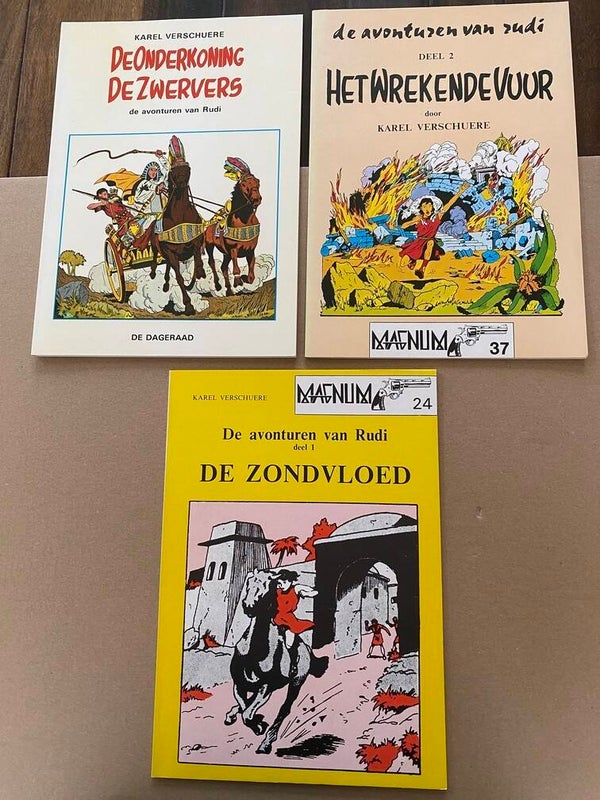Kareld Verscheure - 3 Albums - De Avonturen van Rudi - NIEUW