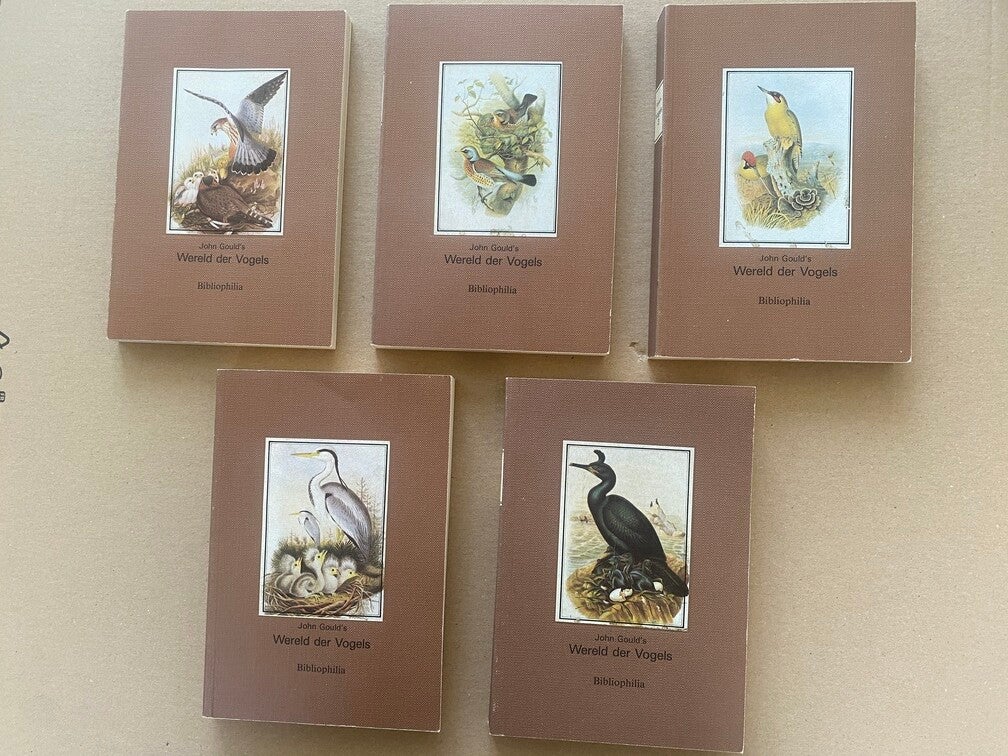 John Gould's Wereld der Vogels 5 delen COMPLEET