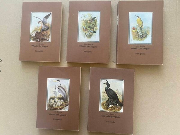John Gould's Wereld der Vogels 5 delen COMPLEET