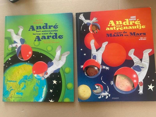 André Kuipers - André het Astronautje - deel 1/2/3 in nieuwstaat