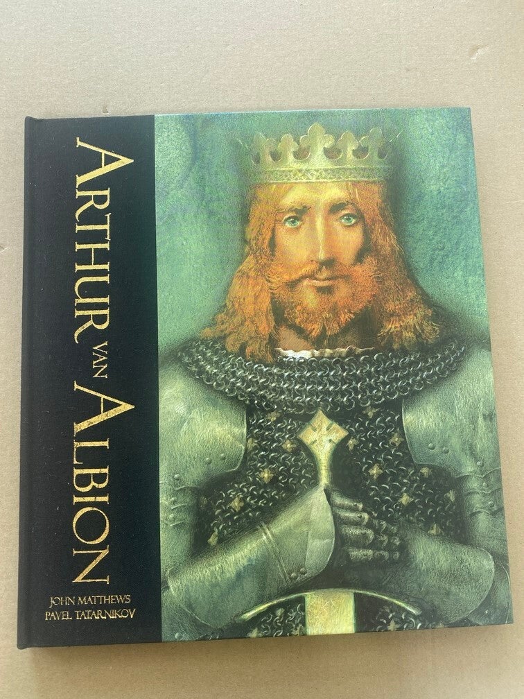 Prentenboek Arthur van Albion  + grote kaart v/h mythische Albion