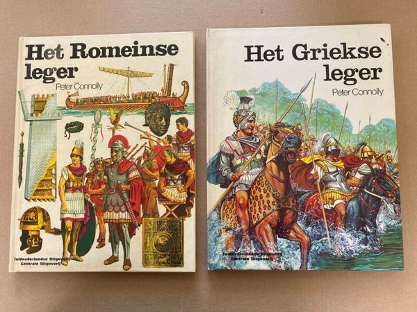 2X Jeugdboeken - Geschiedenis v. Griekse en Romeinse Legers