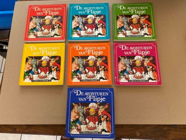 Het grote Flipboek 1 t/m 7 Compleet - Flipje - De Betuwe BV - Tiel