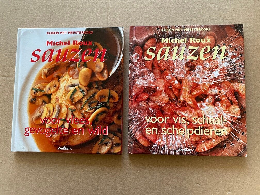 Michel Roux - 2 Boeken - Sauzen - de basis v/h koken - NIEUW