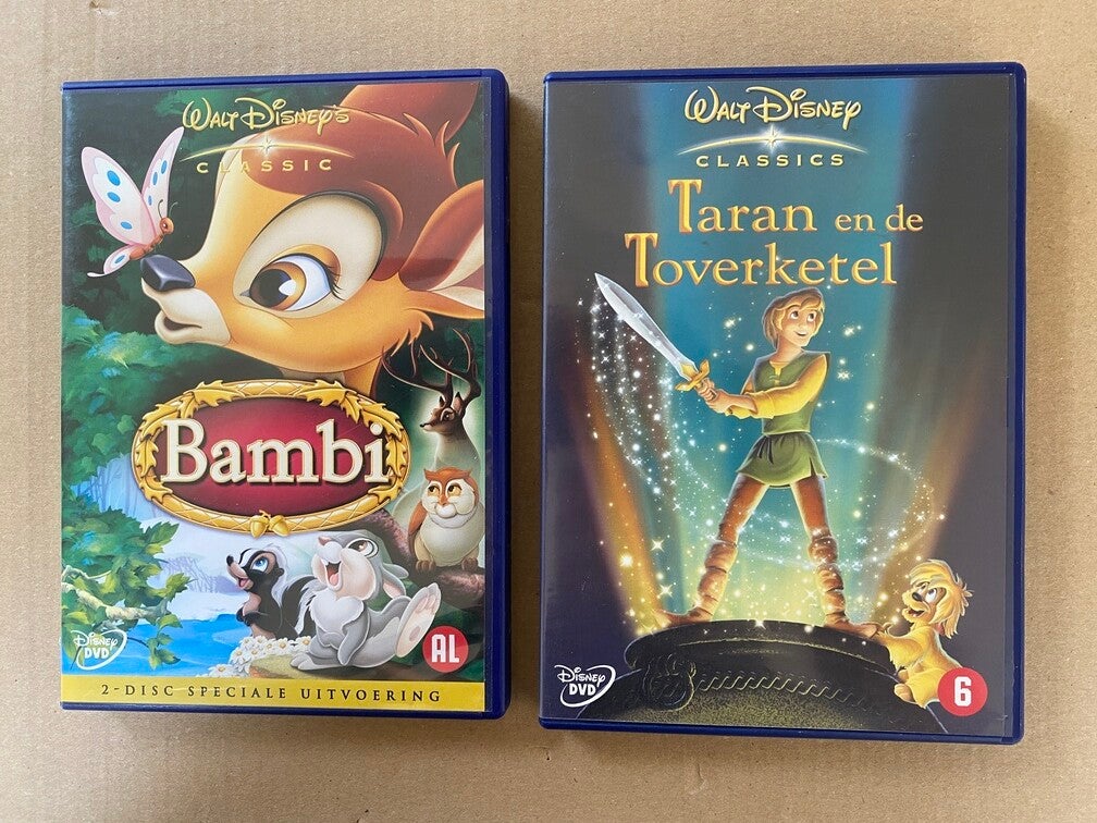 2 Disney-films - Taran en de Toverketel + Luxe-Editie Bambi 2DVD
