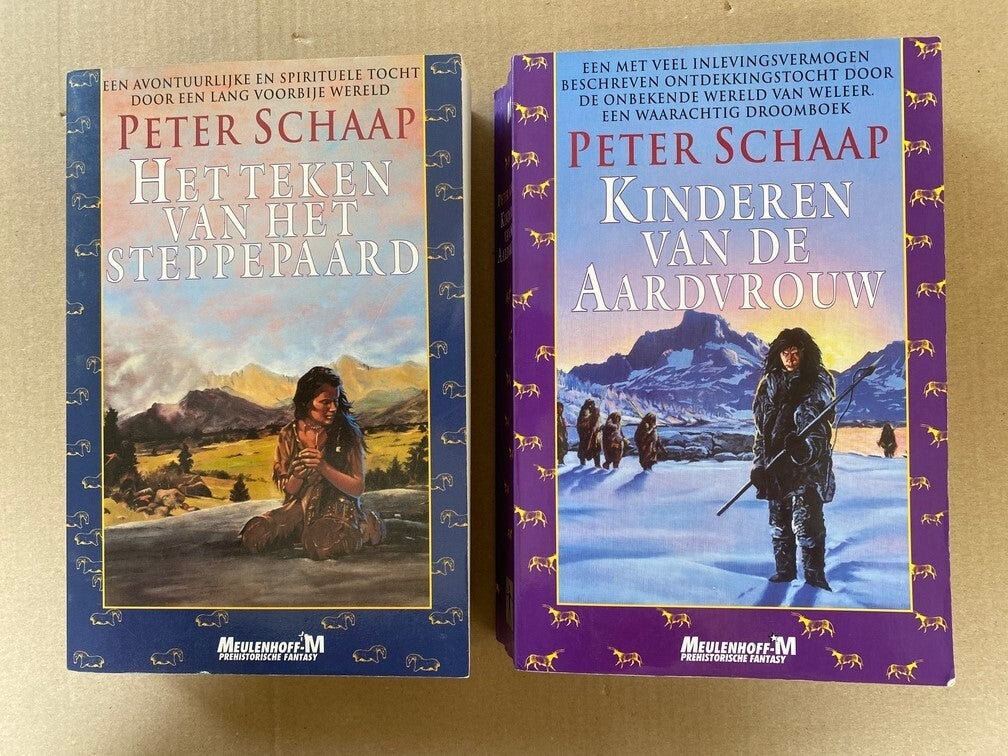 Prehistorische Fantasy - 2x Peter Schaap - in nieuwstaat