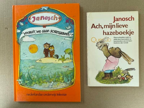 2 Kinderboeken Janosch - vrij zeldzaam
