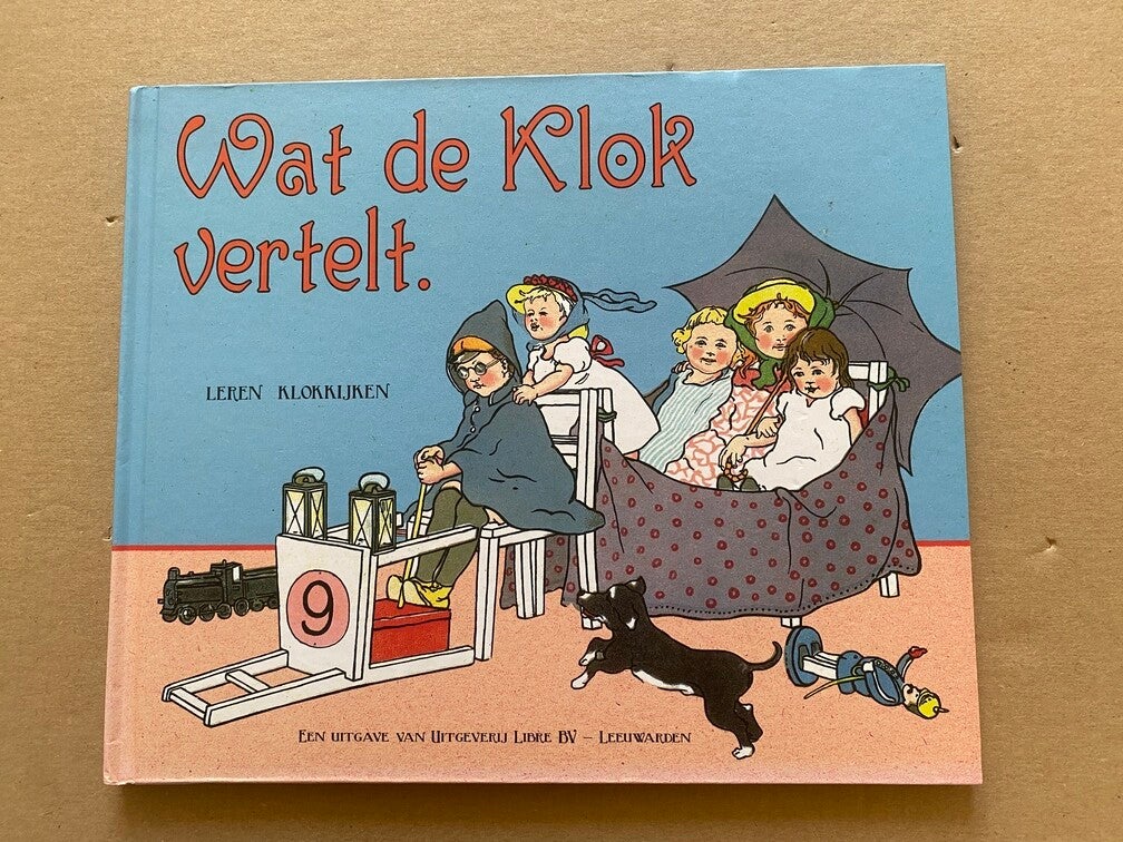 Wat de Klok vertelt - Leren klokkijken - met art-deco stijl platen