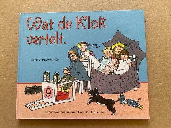 Wat de Klok vertelt - Leren klokkijken - met art-deco stijl platen