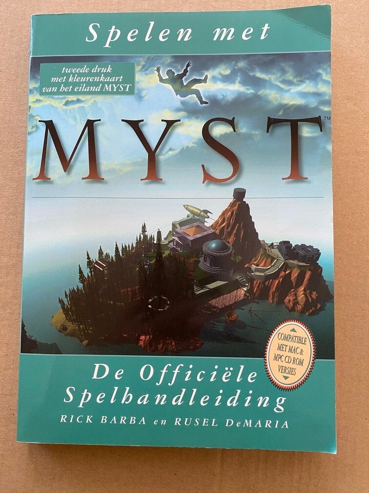 MYST - Officiële Spelhandleiding inclusief grote Kleurenkaart