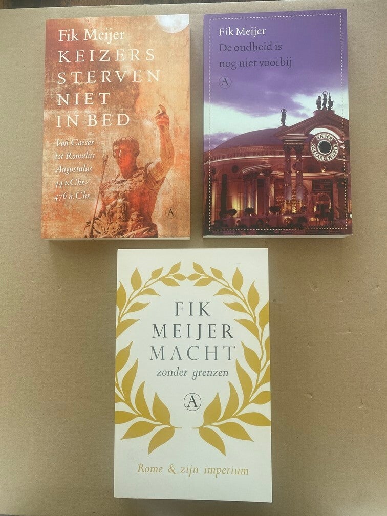 Fik Meijer - 3 Paperbacks - Oudheid - Griekenland - Rome - NIEUW