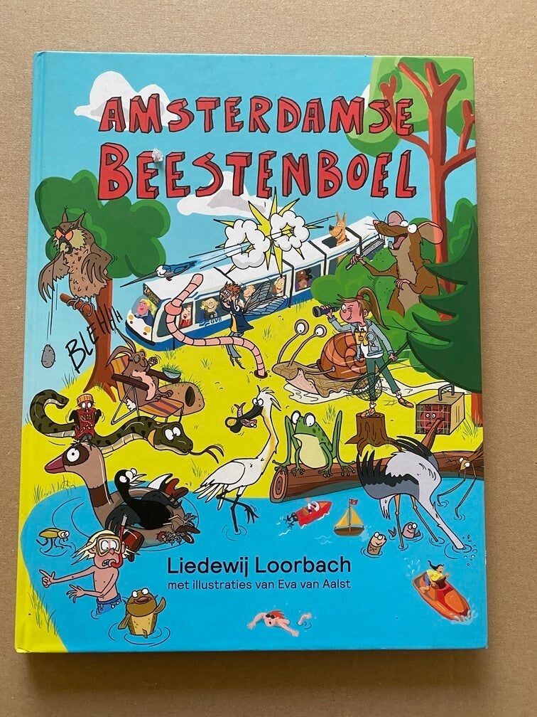 Amsterdamse Beestenboel - Kleurig boek over Dieren in de Stad