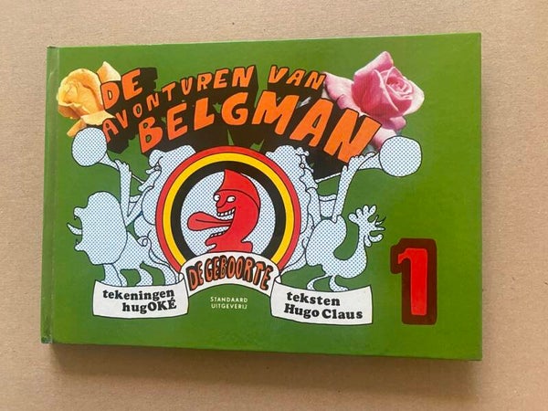 Hugo Claus - satirisch beeldverhaal - Avonturen van Belgman 1967