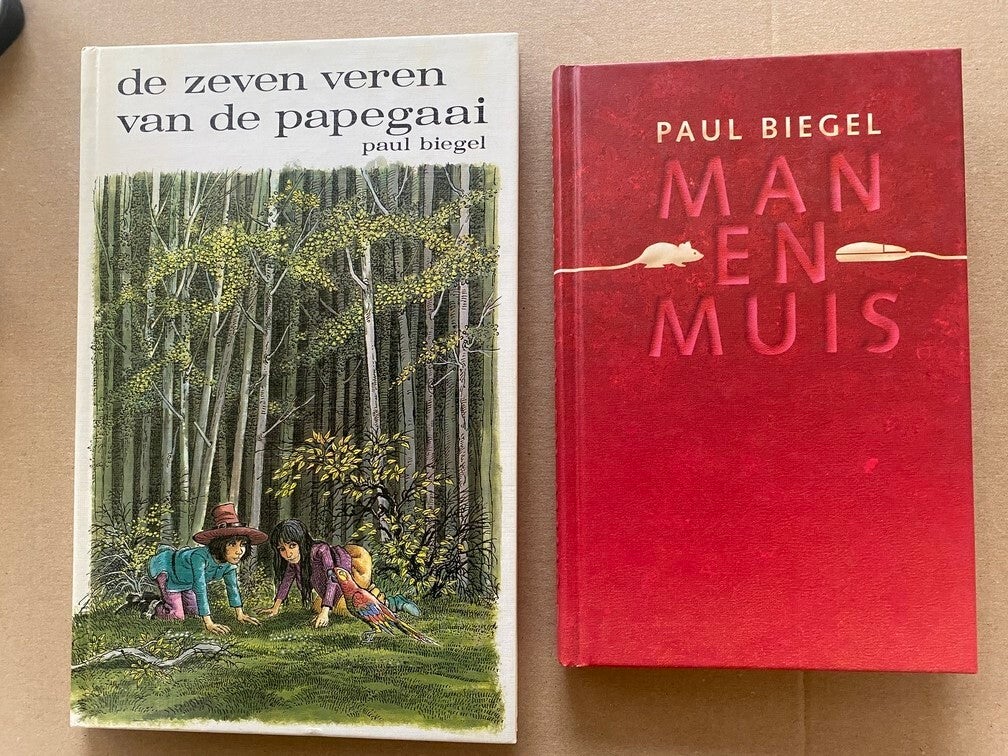 2 Hardcover Kinderboeken Paul Biegel - in nieuwstaat - vrij zeldzaam