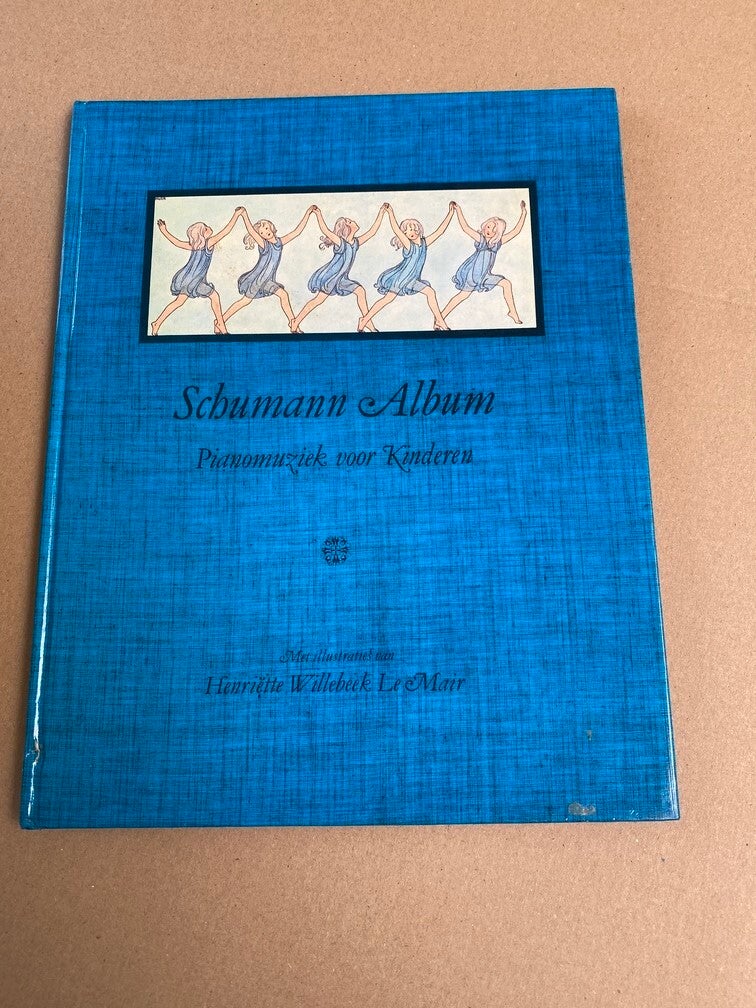 Prentkunst + Bladmuziek - Schumann - Pianomuziek voor Kinderen