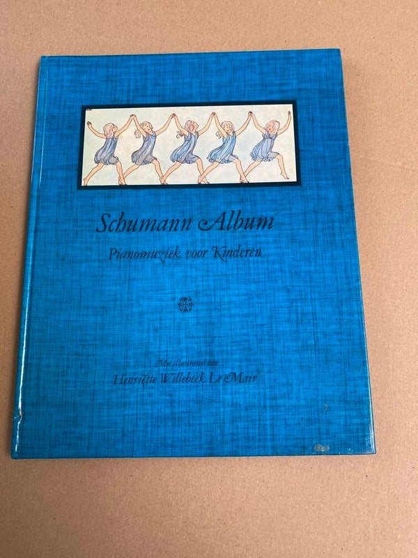 Prentkunst + Bladmuziek - Schumann - Pianomuziek voor Kinderen