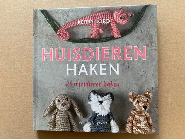 Huisdieren haken - 25 minidieren haken - diverse technieken NIEUW