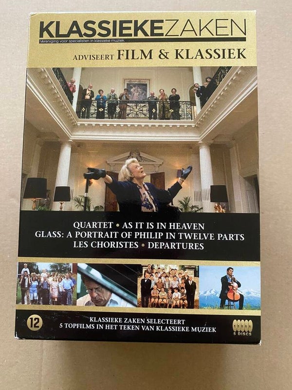 Box met 5 Topfilms in het teken van Klassieke Muziek